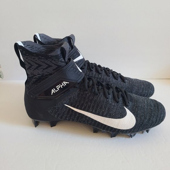 NEW Nike Alpha Menace Elite 2 Flyknit Football Cleats BV3298-001 Size 13 Wide main image 7